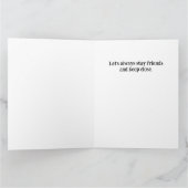 Foto Collage Card für die besten Schulfreunde Karte (Innenseite)