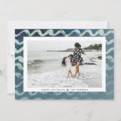 Foto Collage Card für einen lebendigen Küstenurlau (Rückseite)