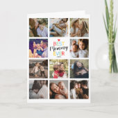 Foto Collage Card zum Geburtstag Karte (Vorderseite)