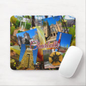 Foto-Collage Charlottes Nord-Carolina Mousepad (Mit Mouse)