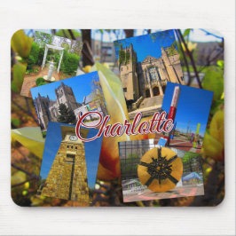 Foto-Collage Charlottes Nord-Carolina Mousepad