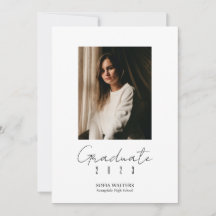 Foto Collage Class of Script Modern Grad