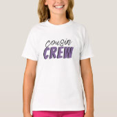 Foto Collage Cousin Crew T-Shirt (Vorderseite)