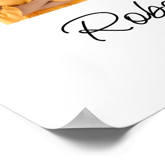 Foto Collage Custom Beerdigung Memorial Willkommen Poster (Ecke)