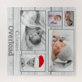 Foto Collage Cuteness Overload Keepake Puzzle (Horizontal)