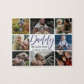 Foto Collage ''Daddy'' Wir Liebe Sie Puzzle (Horizontal)