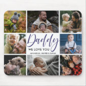 Foto Collage ''Daddy'' Wir Liebe You Mouse Pad Mousepad (Vorne)