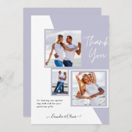 Foto Collage DANK IHNEN Hochzeit/Baby/Graduate/JA Einladung