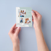 Foto Collage DANK IHNEN Hochzeit/Baby/Graduate/JA Flyer (Gruppe)