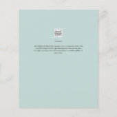 Foto Collage DANK IHNEN Hochzeit/Baby/Graduate/JA Flyer (Hinten)