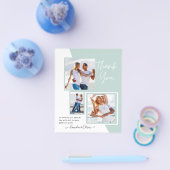 Foto Collage DANK IHNEN Hochzeit/Baby/Graduate/JA Flyer (Einzeln)