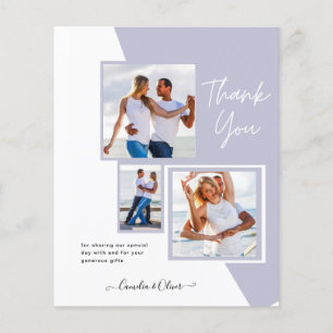 Foto Collage DANK IHNEN Hochzeit/Baby/Graduate/JA Flyer