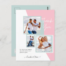 Foto Collage DANK IHNEN Hochzeit/Baby/Graduate/JA