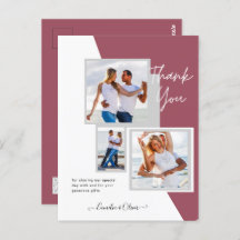 Foto Collage DANK IHNEN Hochzeit/Baby/Graduate/JA