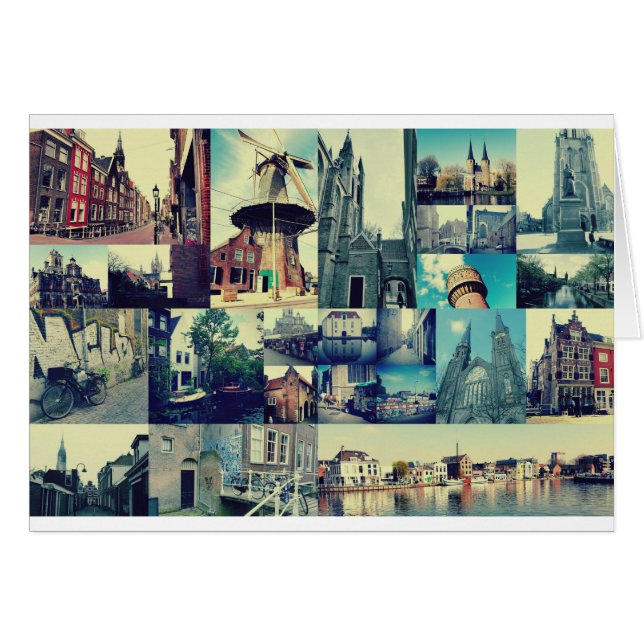 Foto Collage Delft 5 (Vorderseite (Horizontal))