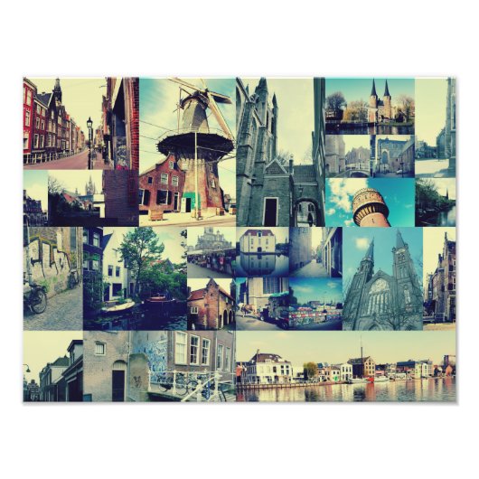 Foto Collage Delft 5 (Vorne)
