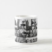 Foto-Collage Delft 5 in Schwarzweiß Kaffeetasse (Mittel)