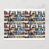 Foto Collage Delft 6 Postkarte (Vorderseite)