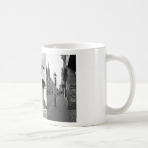 Foto-Collage Delft 9 in Schwarzweiß Kaffeetasse