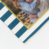 Foto Collage der 12-Familie| Weiße Korallenriffe Fleecedecke (Ecke)