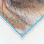 Foto-Collage des Erinnerungens-bunte Monogramm-10 Fleecedecke (Ecke)