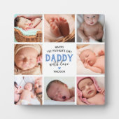 Foto Collage des ersten Vaters Fotoplatte (Vorderseite)