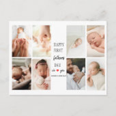 Foto Collage des ersten Vaters | Karte für den Vat (Vorderseite)