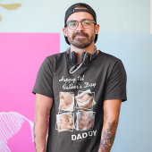 Foto Collage des ersten Vaters T-Shirt