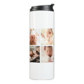 Foto Collage des ersten Vaters | Thermobecher Thermosbecher (Nach links gedreht)