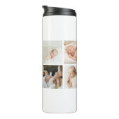 Foto Collage des ersten Vaters | Thermobecher Thermosbecher (Nach rechts gedreht)