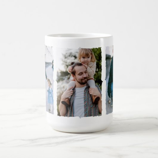 Foto-Collage des Vaters Kaffeetasse (Mittel)