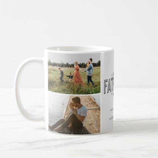 Foto-Collage des Vaters Kaffeetasse (Links)