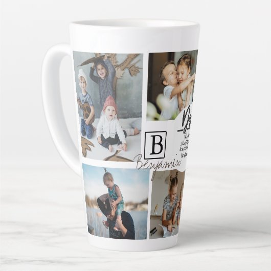 Foto-Collage des Vaters Milchtasse (Linke Ecke)