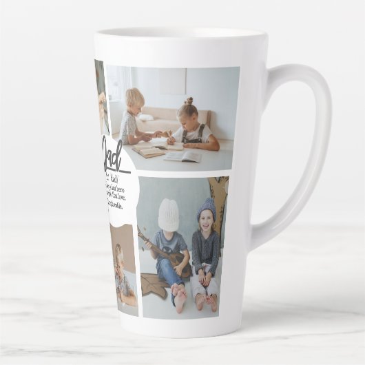 Foto-Collage des Vaters Milchtasse (Rechts)