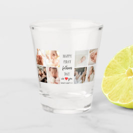 Foto-Collage des Vaters | Vater-Shot-Glass-Geschen Schnapsglas