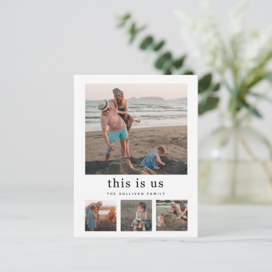 Foto Collage - Dies ist die US Postkarte (Stehend Vorderseite)