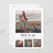 Foto Collage - Dies ist die US Postkarte (Vorne/Hinten)