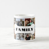 Foto Collage Dog Family Kaffeetasse (Mittel)