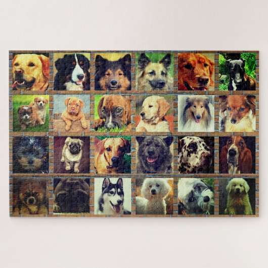 Foto Collage Dog Jigsaw Puzzle (Horizontal)