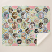 Foto Collage Easy Spring Quilt Look 35 Pic Sherpadecke (Vorderseite (Horizontal))
