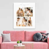 Foto Collage Einfach Elegante Moderne Leinwanddruck (Insitu (Wohnzimmer))