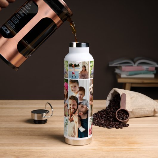 Foto-Collage Einfache Elegante Bild Wasserflasche Trinkflasche (Kaffee)