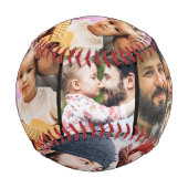 Foto Collage Einfaches Elegantes Bild Baseball (Rückseite)