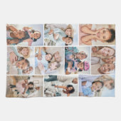 Foto Collage Einfaches Elegantes Bild Geschirrtuch (Horizontal)