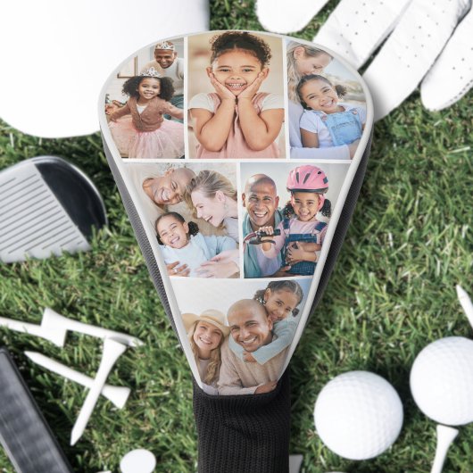Foto Collage Einfaches Elegantes Bild Golf Headcover
