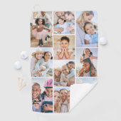 Foto Collage Einfaches Elegantes Bild Golfhandtuch (Insitu)