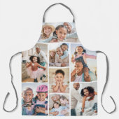 Foto Collage Einfaches Elegantes Bild Schürze (Vorderseite)
