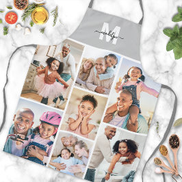 Foto Collage Einfaches Elegantes Bild Schürze