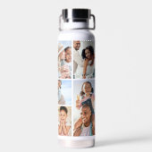 Foto Collage Einfaches Elegantes Bild Trinkflasche (Rückseite)