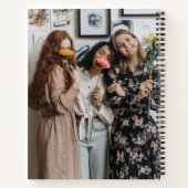 Foto Collage Einfaches modernes Notebook Notizblock (Rückseite)